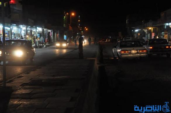 بالصور : ليالي سوق الشيوخ وشوارعها المضيئات
