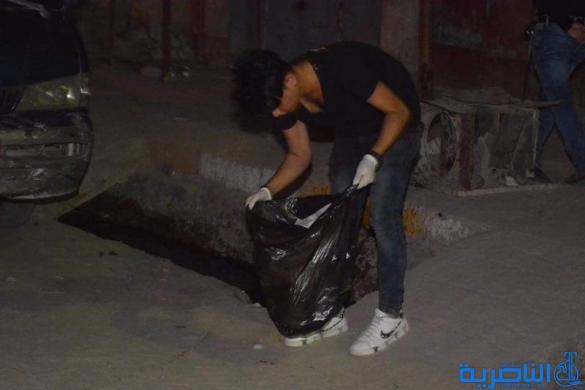 شباب سوق الشيوخ ينظمون حملات تطوعية لتنظيف الشوارع في ليالي محرم