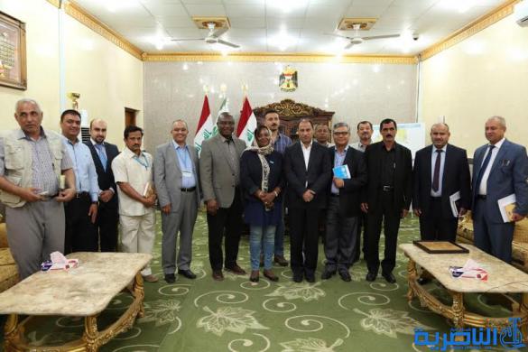  محافظ ذي قار يستقبل نائبة ممثل اليونسيف في العراق ، والاخيرة تعلن عن خطة وبرامج صحية وتعليمية تمتد لاربعة اعوام