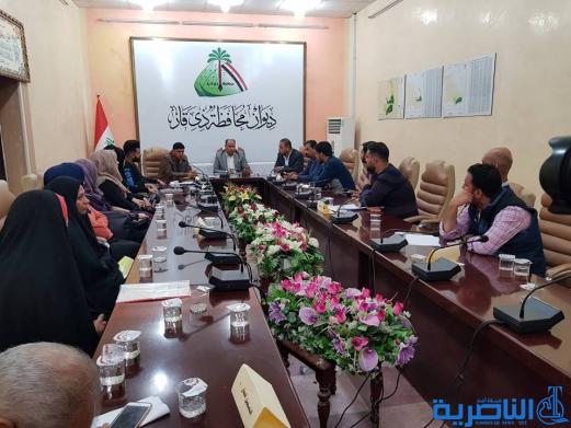 محافظ ذي قار يستقبل عددا من الخريجين المعترضين على نتائج التعيينات الاخيرة
