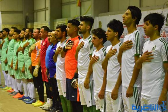 نفط ذي قار يتوّج بلقب بطولة الشهيد منذر لكرة الصالات