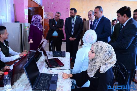 تربية ذي قار تقيم معرض التقنيات الالكترونية بمشاركة 71 مدرسة - تقرير مصور - 