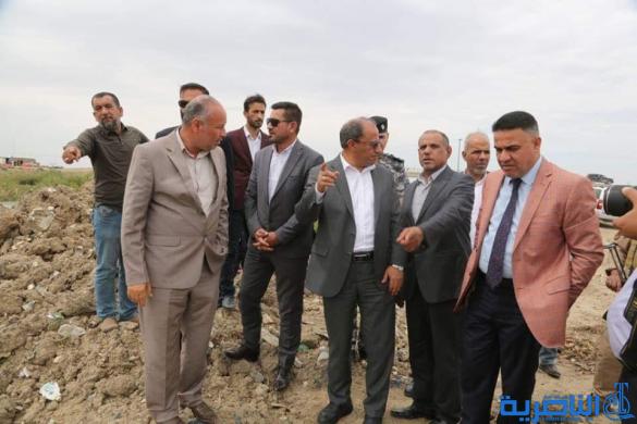 الناصري : تدفق المياه تحت السيطرة ونجحنا في اغمار الهور بخزين ستراتيجي