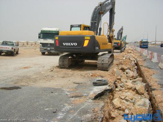 اعمال حفريات تسبب 