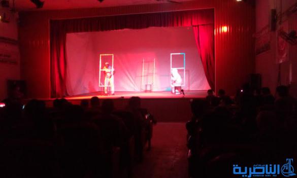 الناصرية : (خريف التماثيل) عمل مسرحي يكشف وجه الدكتاتور الجديد في العراق – تقرير مصور –