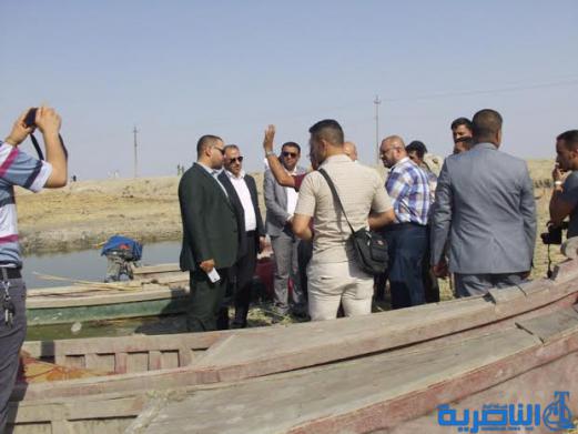 محافظ ذي قار يتفقد مناطق الاهوار ويحمل تركيا وداعش مسؤولية التجفيف