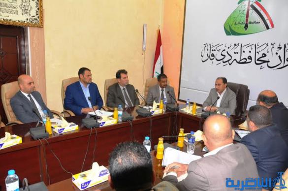 محافظ ذي قار يتراس اجتماع مدراء المؤسسات الحكومية ويبحث جملة من القضايا المتعلقة بالخدمات الاساسية - تقرير مصور -