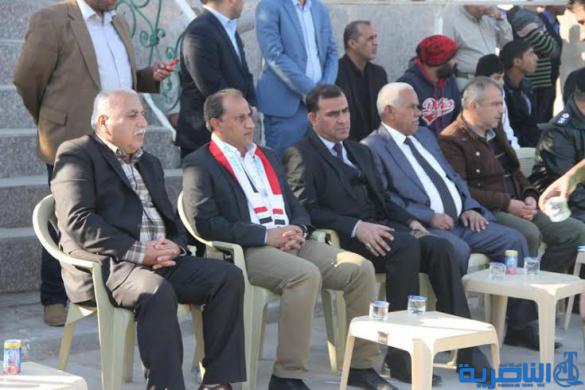 بالصور : مباراة بكرة القدم بين رواد ذي قار ورواد المنتخب الوطني