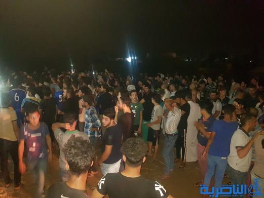  العشرات يتظاهرون ضد خصخصة الكهرباء في الرفاعي -تقرير مصور-