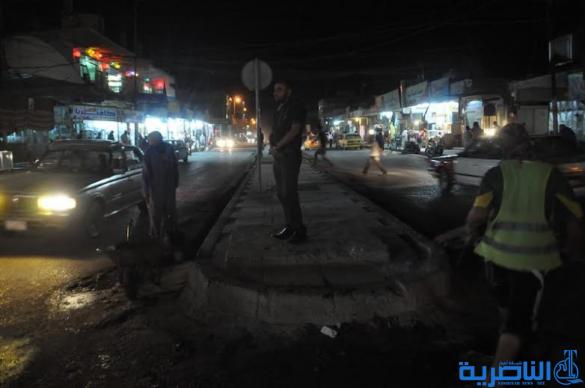 بالصور : ليالي سوق الشيوخ وشوارعها المضيئات