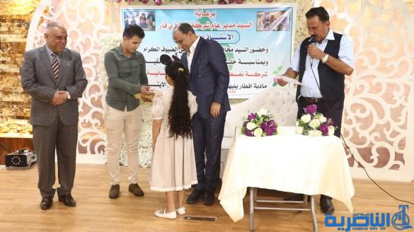 بحضور المحافظ ، نفط ذي قار تقيم مأدبة افطار للايتام - تقرير مصور -