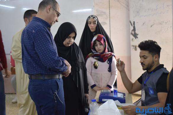 بالصور:الساعات الاخيرة ناخبي ذي قار في مراكز الاقتراع