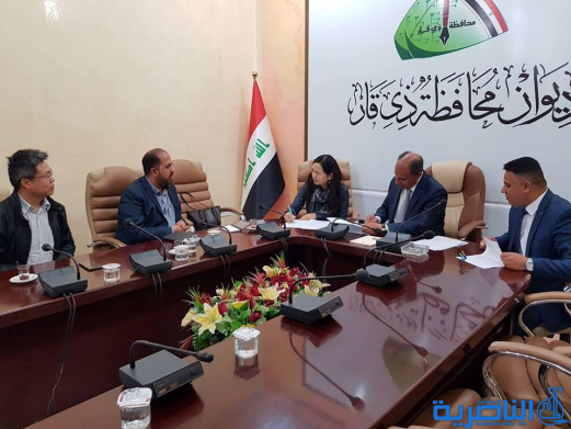 الناصري شركة صينية ستنفذ مشاريع في مجالات عدة في ذي قار