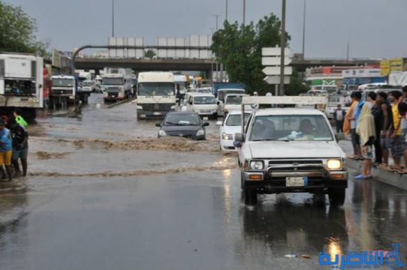  ذي قار :مصرع واصابة عشرة اشخاص في حوادث مرورية نتيجة الامطار