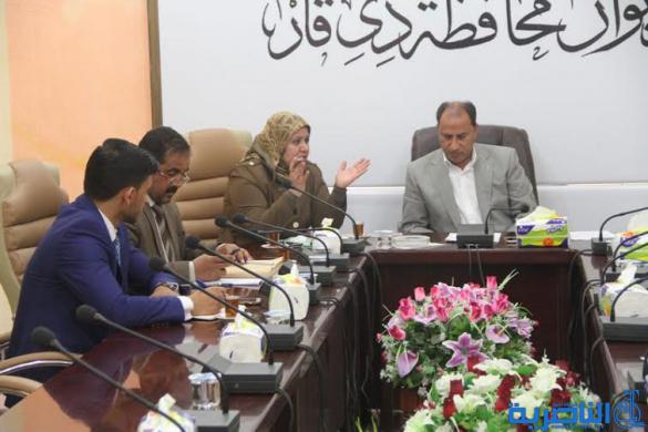 محافظ ذي قار يعلن عن سحب الرخص الاستثمارية من الشركات الاستثمارية المتلكئة بتنفيذ مشروعي شارع النبي ابراهيم ومراب وقوف السيارات  