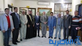 رجال أعمال ذي قار التقوا مستشار رئيس بعثة جامعة الدول العربية لدى النمسا والمنظمات الدولية  