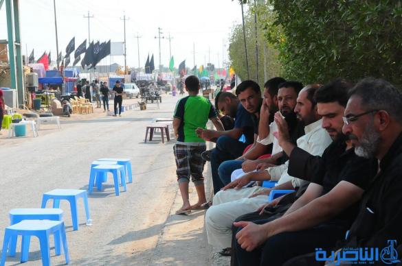 بالصور: وصول طلائع زوار محافظات الجنوبية وزائرين الاجانب الى محافظة ذي قار