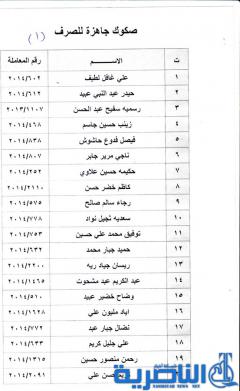 الاعلان عن وصول قائمة جديدة من قروض الاسكان تضم 82 مستفيدا - قائمة بالاسماء -