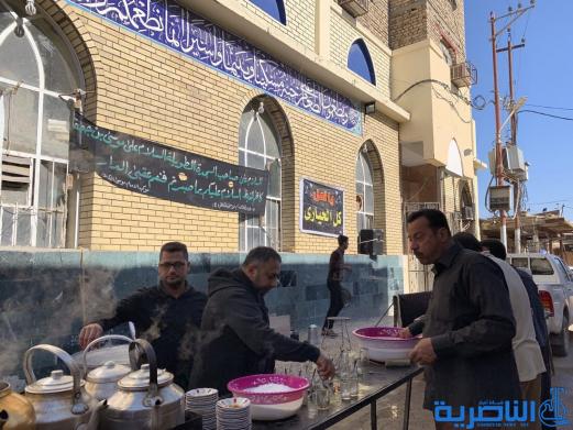 بالصور:مسجد الشيخ عباس الكبير في الناصرية يقيم مجلس عزاء في ذكرى شهادة الامام الكاظم عليه السلام 