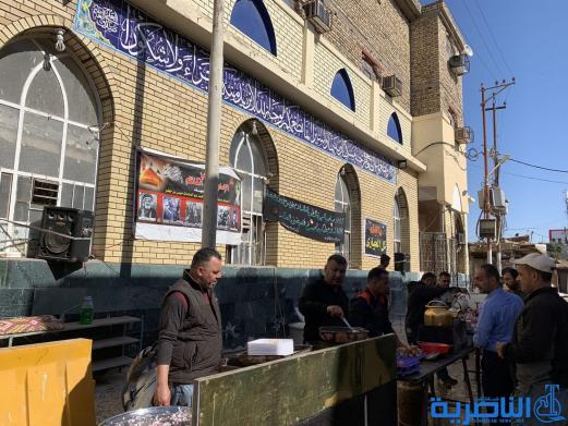 بالصور:مسجد الشيخ عباس الكبير في الناصرية يقيم مجلس عزاء في ذكرى شهادة الامام الكاظم عليه السلام 