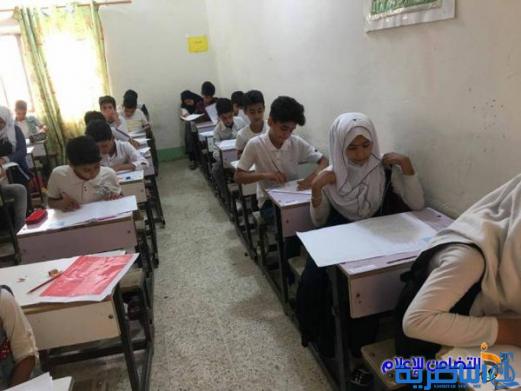 بدء الامتحانات النهائية للصفوف غير المنتهية في مدارس ومبرات التضامن للأيتام في ذي قار