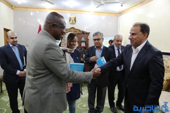  محافظ ذي قار يستقبل نائبة ممثل اليونسيف في العراق ، والاخيرة تعلن عن خطة وبرامج صحية وتعليمية تمتد لاربعة اعوام