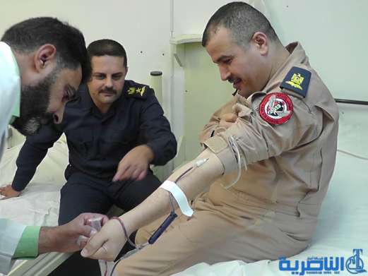 بالصور: قاعدة الامام علي الجوية تنظم حملة للتبرع بالدم 