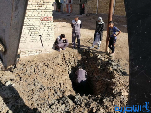 بالصور: ماء ذي قار تزيل عدد من التجاوزات في قضاء الناصرية 