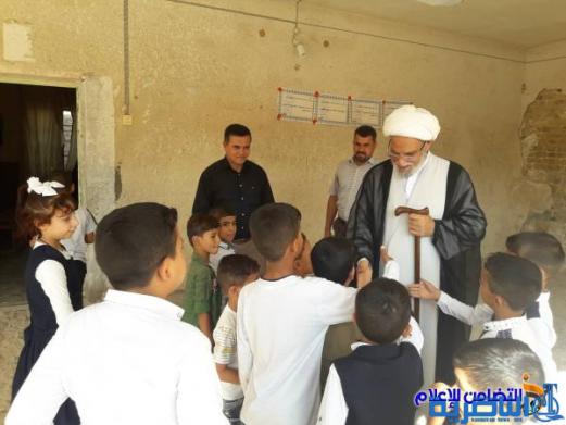 الشيخ محمد مهدي الناصري :يجري زيارة تفقدية لعدد من فروع مبرات التضامن للأيتام في قضاء الشطرة والرفاعي وناحية النصر - مصور-‎