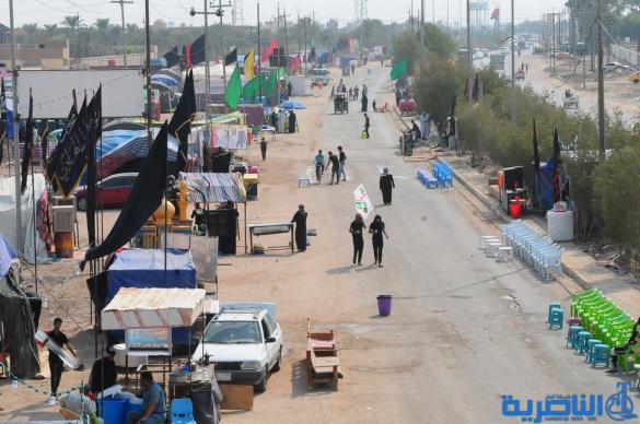 بالصور: وصول طلائع زوار محافظات الجنوبية وزائرين الاجانب الى محافظة ذي قار