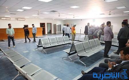 تجهيز مطار الناصرية بمعدات حديثة لفحص الحقائب وتفتيش المسافرين
