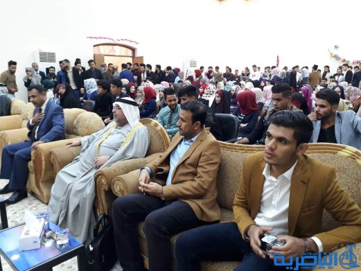 بالصور: كليتا الاثار والتربية في سوق الشيوخ تحتفيان بالمولد النبوي الشريف