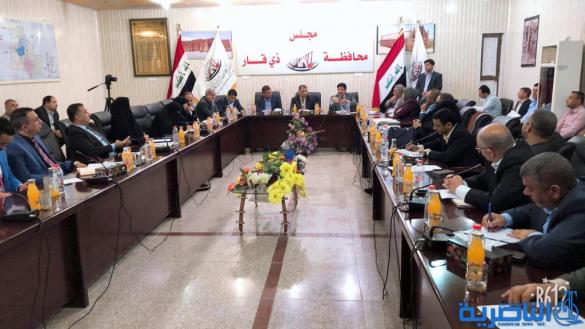 مجلس ذي قار يعد بنقل مطالب متظاهري وزارة الاعمار الى رئاسة الوزراء