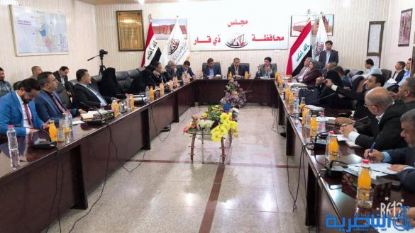 مجلس ذي قار يعد بنقل مطالب متظاهري وزارة الاعمار الى رئاسة الوزراء
