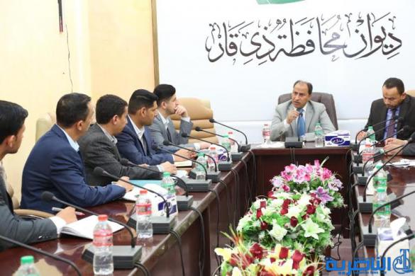 محافظ ذي قار يدعو مجلس الوزراء الى اصدار قرار استثنائية لتمويل مشاريع المحافظة المتوقفة