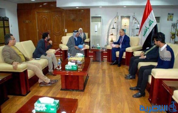 وزير الثقافة يعد بتعيين المزيد من الحراس للمواقع الاثارية في الرفاعي