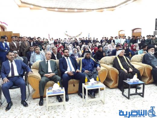 بالصور: كليتا الاثار والتربية في سوق الشيوخ تحتفيان بالمولد النبوي الشريف