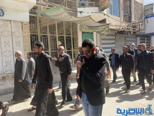 بالصور:مسجد الشيخ عباس الكبير في الناصرية يقيم مجلس عزاء في ذكرى شهادة الامام الكاظم عليه السلام 