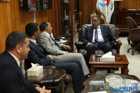 محافظ ذي قار يلتقي وزير الكهرباء ويبحث معه ملف المشاريع المقترح تنفيذها بالاجل ورواتب الأجراء اليوميين