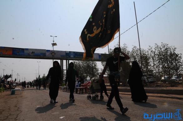 بالصور: وصول طلائع زوار محافظات الجنوبية وزائرين الاجانب الى محافظة ذي قار