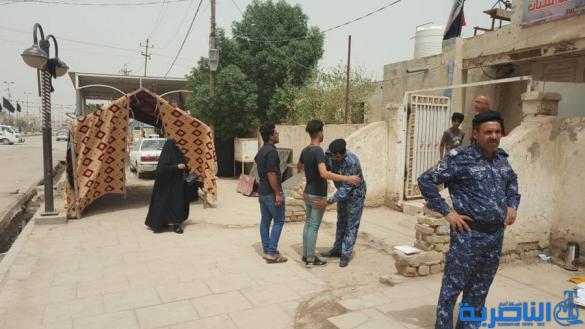 بالصور:ابناء سوق الشيوخ يدلون باصواتهم في يوم التصويت العام