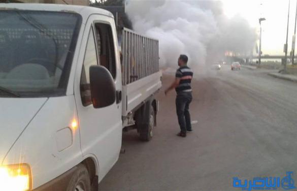 الصحة تنفذ حملة تضبيب مسائي لمكافحة الحشرات في ذي قار