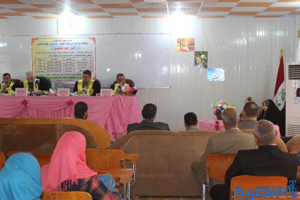 الماجستير لاول طالبة كفيفة في العراق من جامعة ذي قار - تقرير مصور -