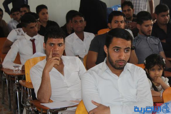 الماجستير لاول طالبة كفيفة في العراق من جامعة ذي قار - تقرير مصور -