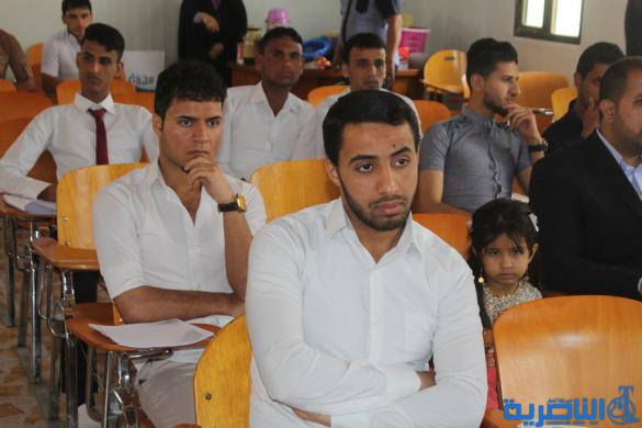 الماجستير لاول طالبة كفيفة في العراق من جامعة ذي قار - تقرير مصور -