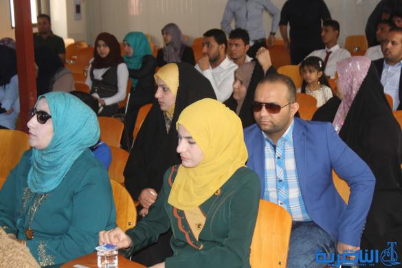 الماجستير لاول طالبة كفيفة في العراق من جامعة ذي قار - تقرير مصور -