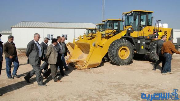 رجال اعمال ذي قار تلتقي مدير دائرة الاسكان وتتجول في موقع المجمع السكني للموظفين 