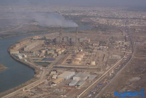 انطفاء محطة الناصرية الحرارية بسبب انفجار عوازل حرارية