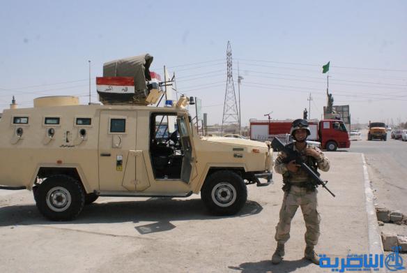 عمليات الرافدين تنفذ خطة طوارئ في ذي قار وتنشر مئات الجنود والاليات في شوارع المحافظة