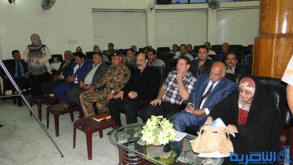 تداعيات الوضع الامني في ذي قار نوقشت في مؤتمر عقد بين مركز اثر للأنماء بالتعاون مع مجلس المحافظة